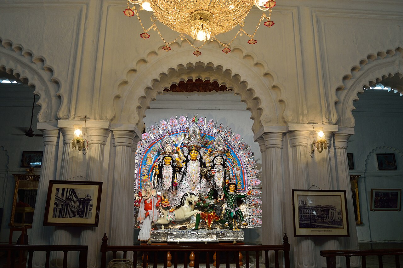 শোভাবাজার রাজবাড়ির দুর্গাপ্রতিমা, কলকাতা (২০১২)